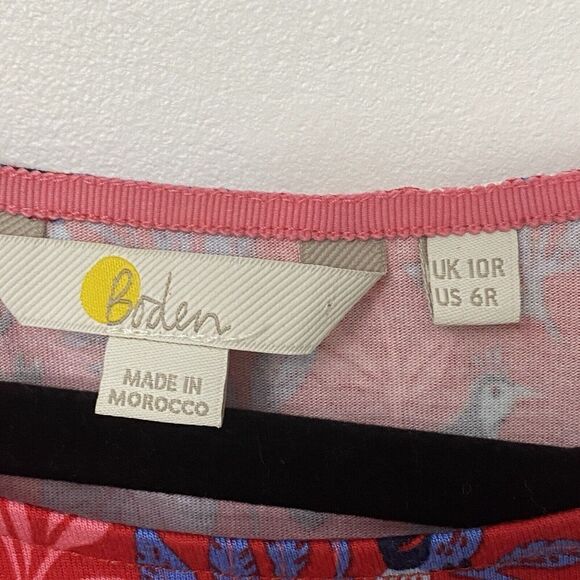 Lot of 2 Boden Amelie Floral Print Jersey Knit Midi Dresses Women's Sz6 - Picture 8 of 16